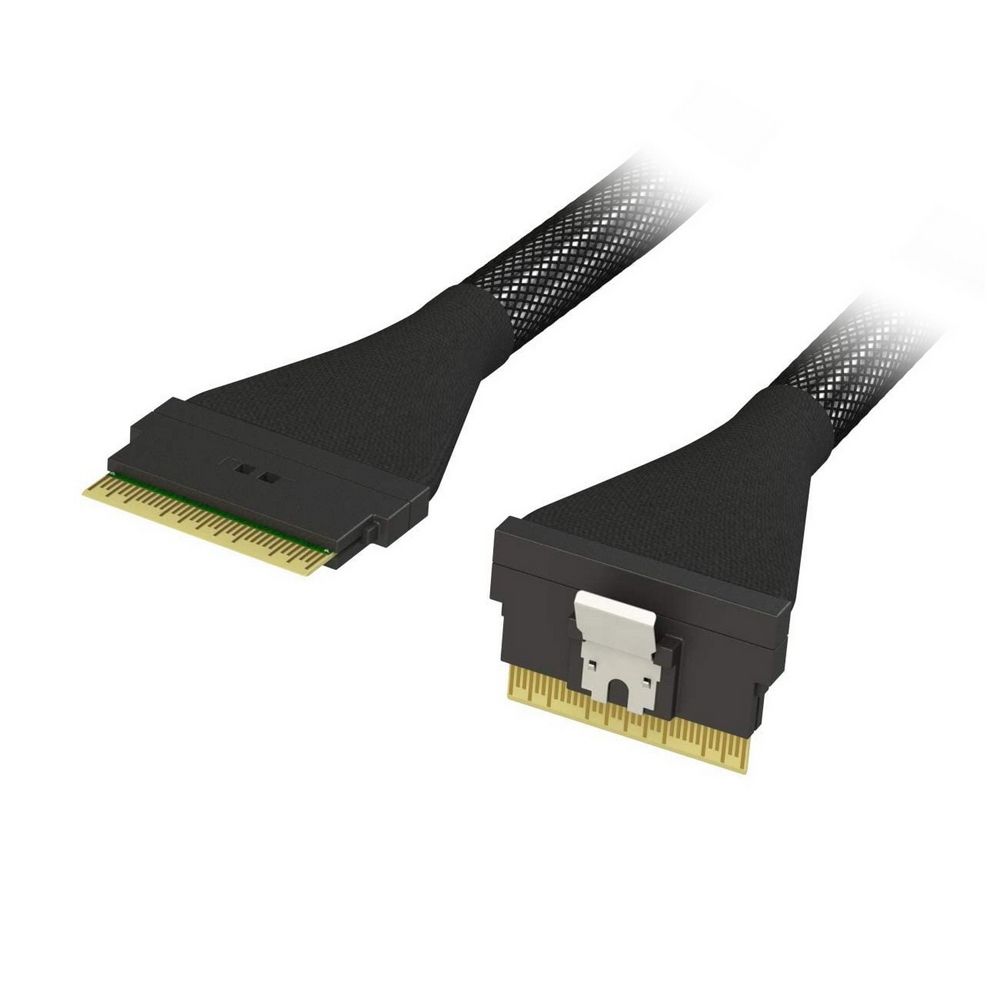 Кабель Gooxi Retimer cable- Standard Slimline 8i to Slimline 8i high-speed cable, the cable length is 850±20mm (excluding)