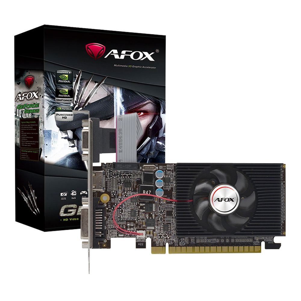 Видеокарта Afox GT610 2GB GDDR3 64bit VGA DVI HDMI 1FAN LP RTL