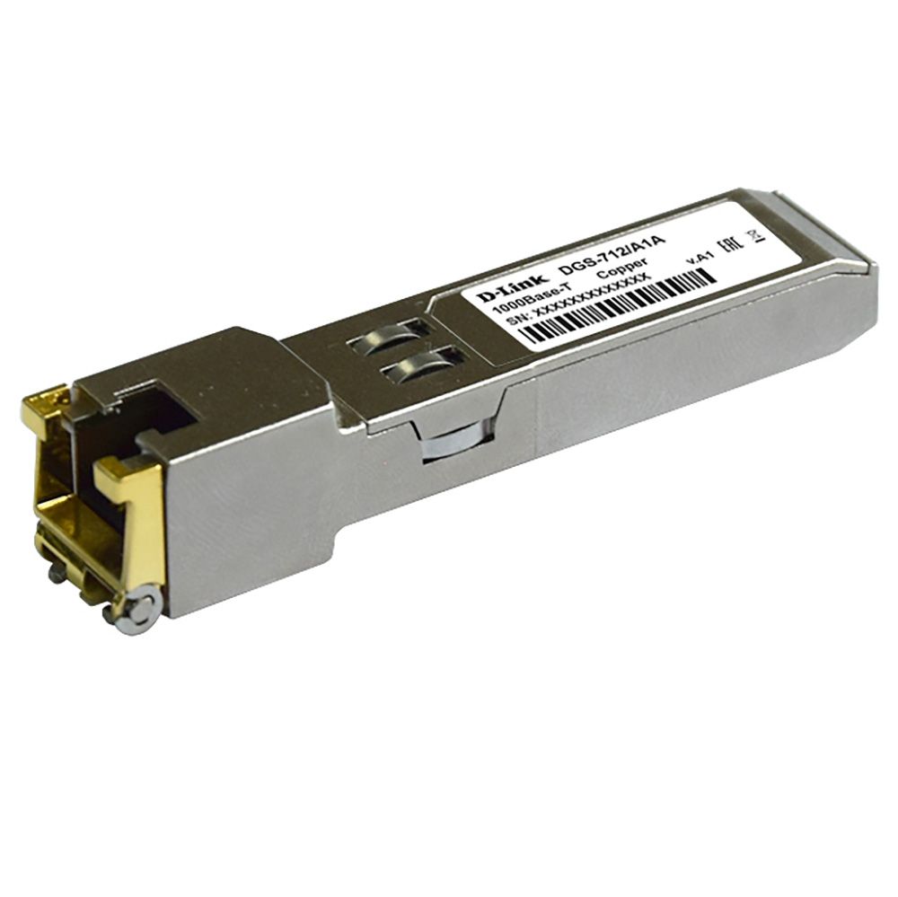 Модуль D-Link 712/A2A SFP-трансивер с 1 портом 1000Base-T (до 100 м) SFP-трансивер с 1 портом 1000Base-T (до 100 м) (469695)