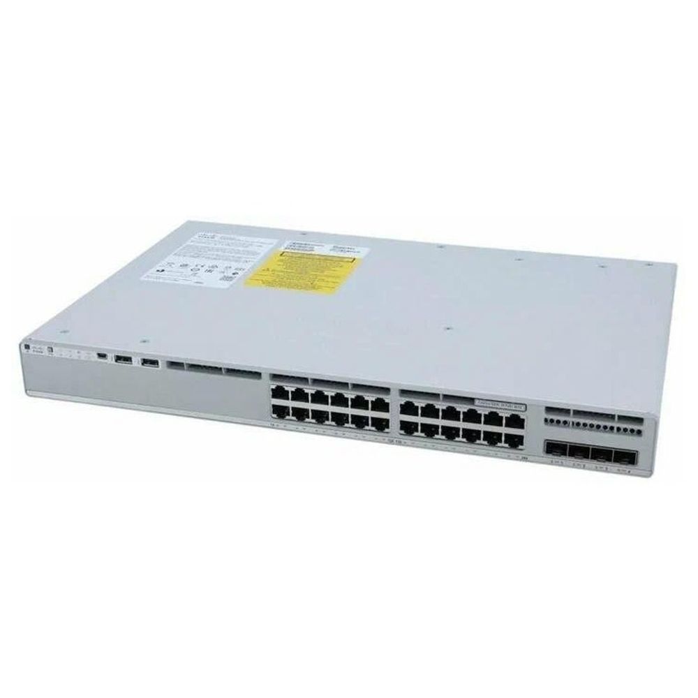 Коммутатор CISCO Catalyst 9200L 24-port PoE+ 4x1G uplink Switch, Network Essentials , C9200L-24P-4G-E