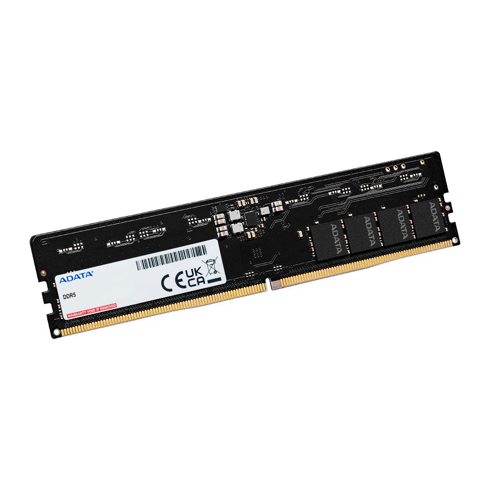 Модуль памяти ADATA 16GB DDR5 5600 U-DIMM CL46-45-45, 1.1V, 288-Pin, On-Die ECC (AD5U560016G-S)