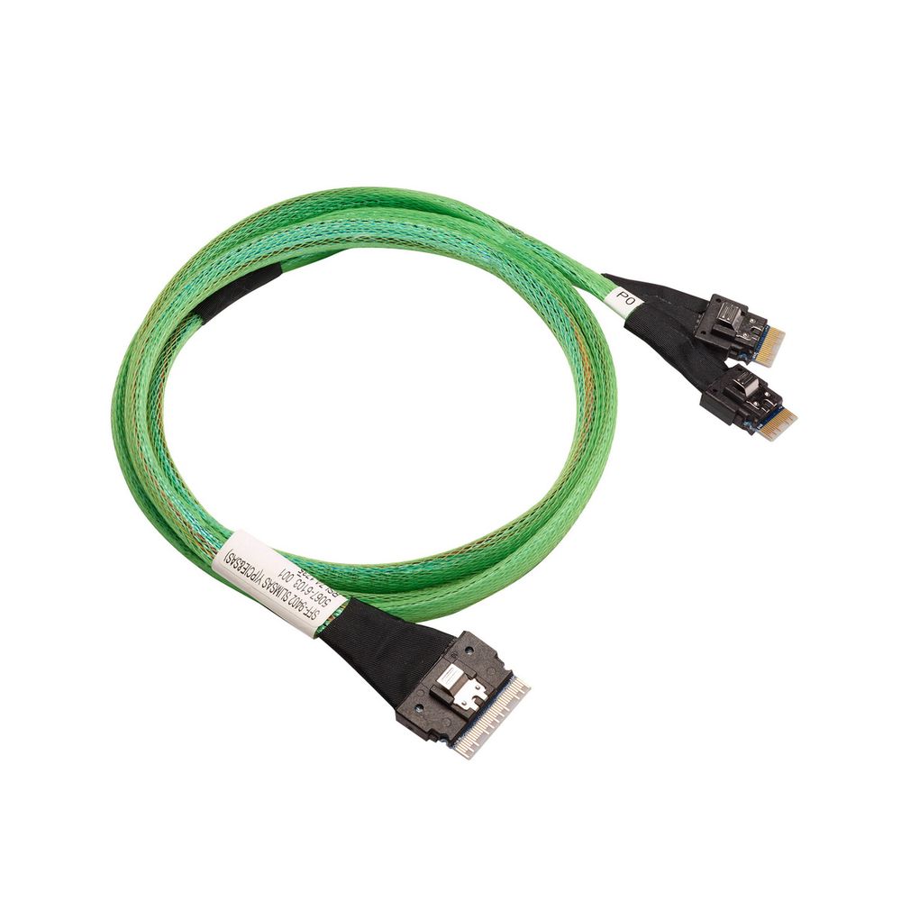 Кабель ACD RSL74-9219 (00-00973907) Slimline SASx8 (SFF8654) -to- 2 Slimline SASx4 (SFF8654)+ SFF9402, 1M, (аналог Broadcom 05-60004-00)
