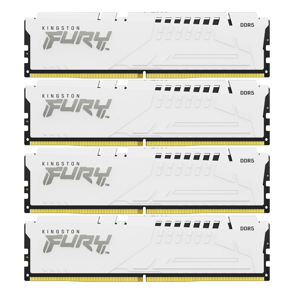 Модуль памяти Kingston 128GB DDR5 5200MHz DIMM FURY Beast White (4х32gb), CL40