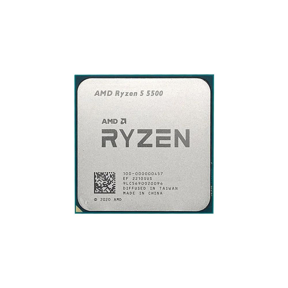 Центральный Процессор AMD RYZEN 5 5500 BOX (Cezanne, 7nm, C6/T12, Base 3,60GHz, Turbo 4,20GHz, Without Graphics, L3 16Mb, TDP 65W, SAM4)