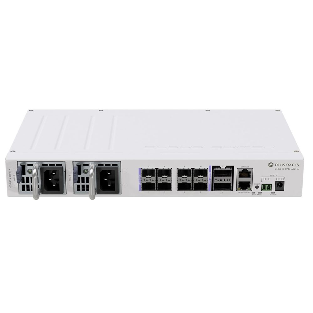 Коммутатор MIKROTIK CRS510-8XS-2XQ-IN Cloud Router Switch
