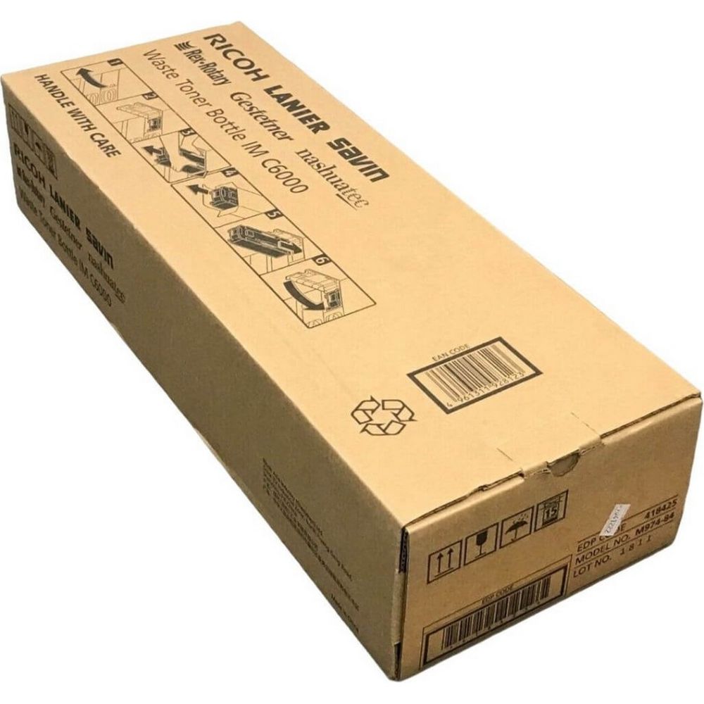 Ricoh Бункер для отработанного тонера Ricoh IM C6000 C2000/C2010/C2500/C2510/C3000/C3010/C3500/C3510/C4500/C4510/C5510/C6000/C6010