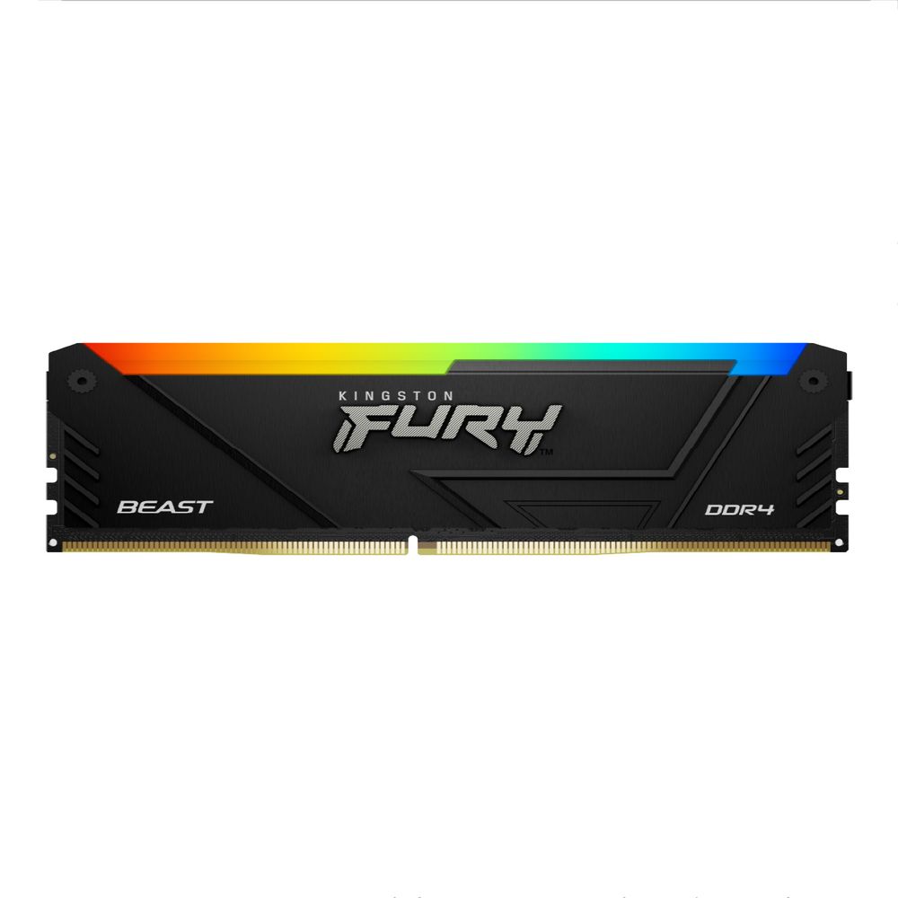 Модуль памяти Kingston 32GB DDR4 3200MHz DIMM FURY Beast Black RGB XMP CL16, 1.35V 288-pin Non-ECC