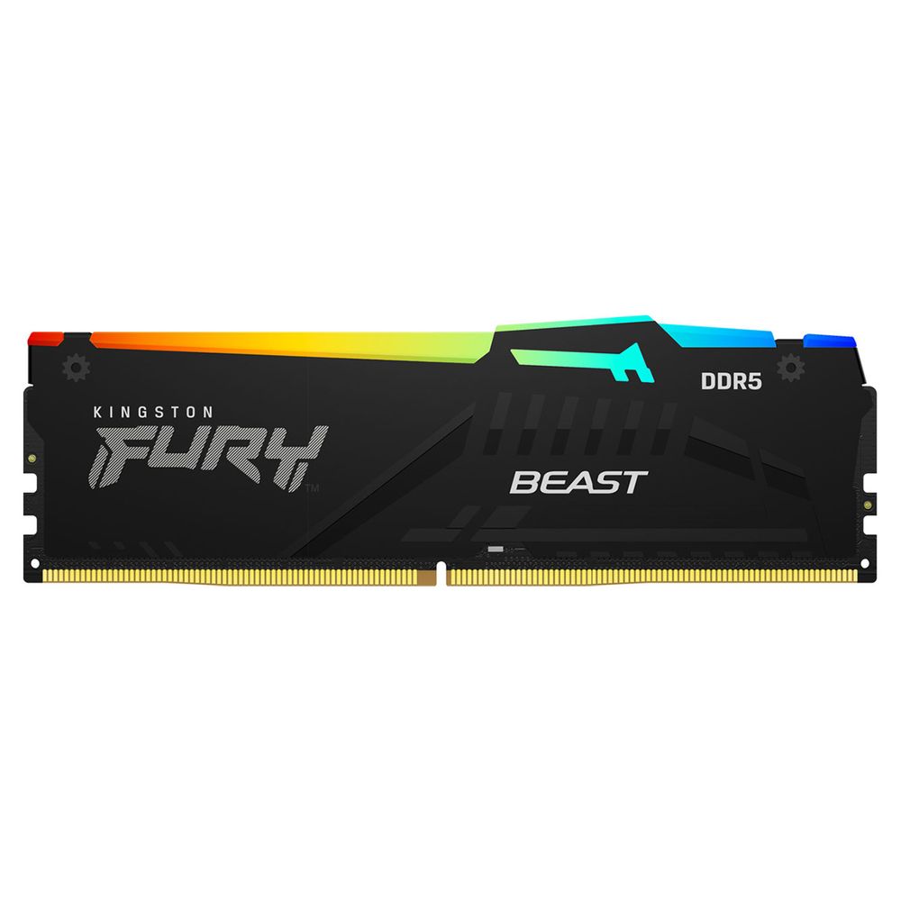 Модуль памяти Kingston FURY Beast RGB 8GB DDR5 5600 DIMM  CL40
