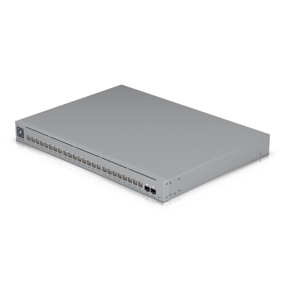 Коммутатор Ubiquiti USW-Pro-Max-24-PoE 24-port, Layer 3 Etherlighting™ switch with 16х1G RJ45, 8x2.5G, 2х10G SFP+ output 400W