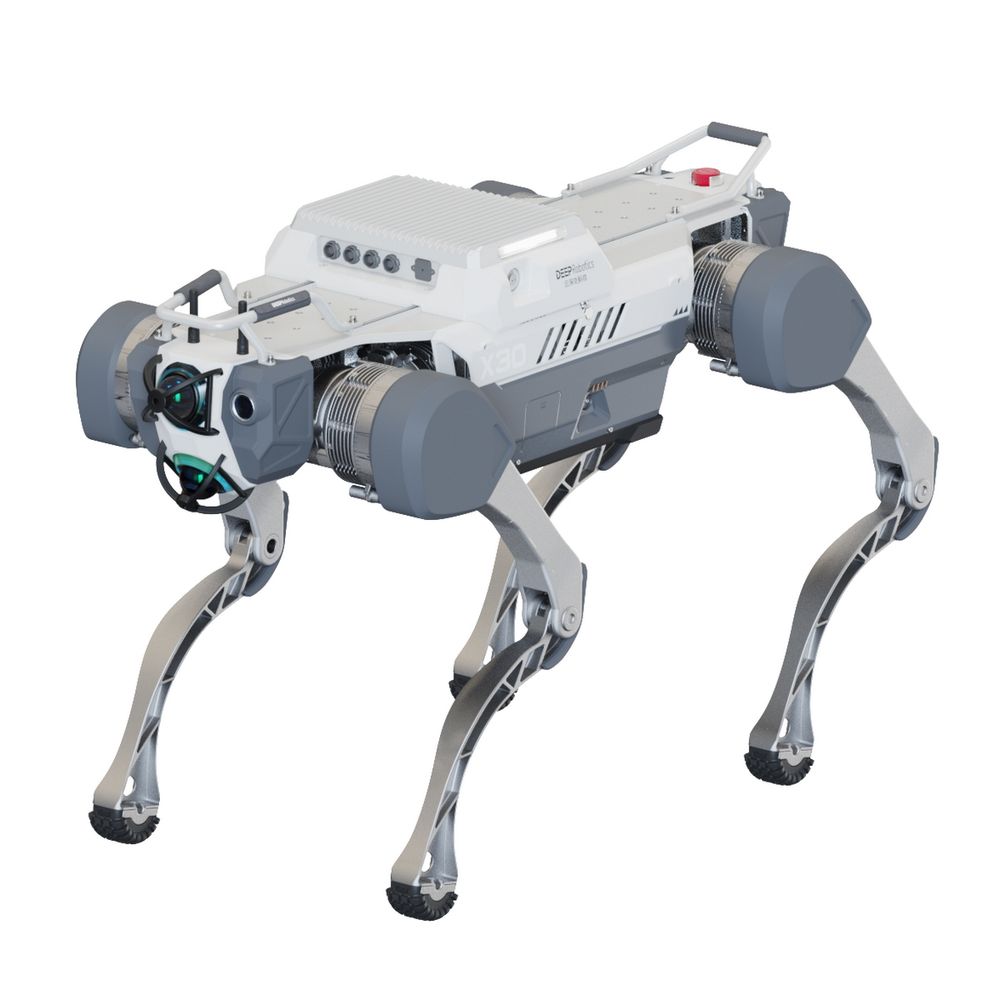 Бионический четырехопорный робот бренда DeepRobotics Jueying модели Jueying X30Pro