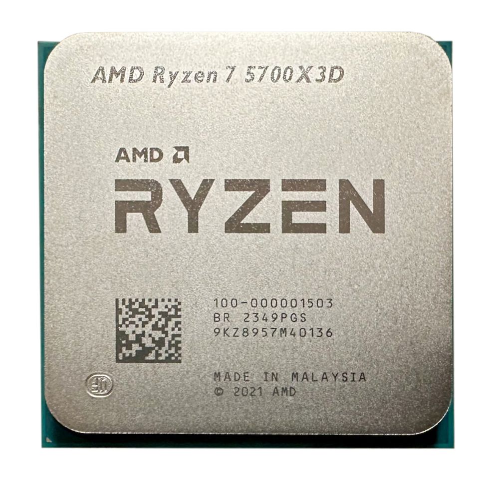 Центральный Процессор AMD RYZEN 7 5700X3D BOX (Vermeer, 7nm, C8/T16, Base 3,00GHz, Turbo 4,10GHz, Without Graphics, L3 96Mb, TDP 105W, w/o fan, SAM4)