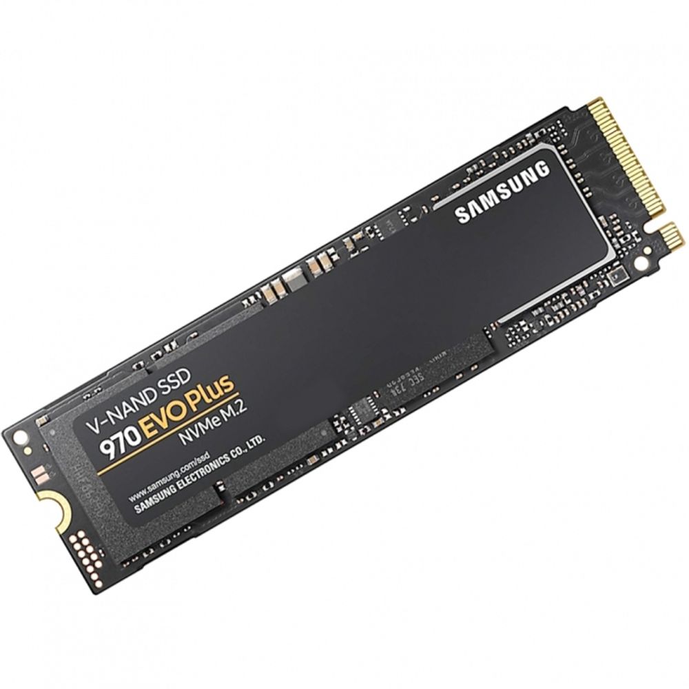 Твердотельный накопитель SSD Samsung 970 EVO Plus M.2 2280 MZ-V7S2T0BW 2TB Client SSD PCIe Gen3x4 with NVMe, 3500/3300, IOPS  620/560K, MTBF 1.5M, 3D NAND TLC, 2048MB, 1200TBW, NVMe 1.3, RTL (628093) {10}