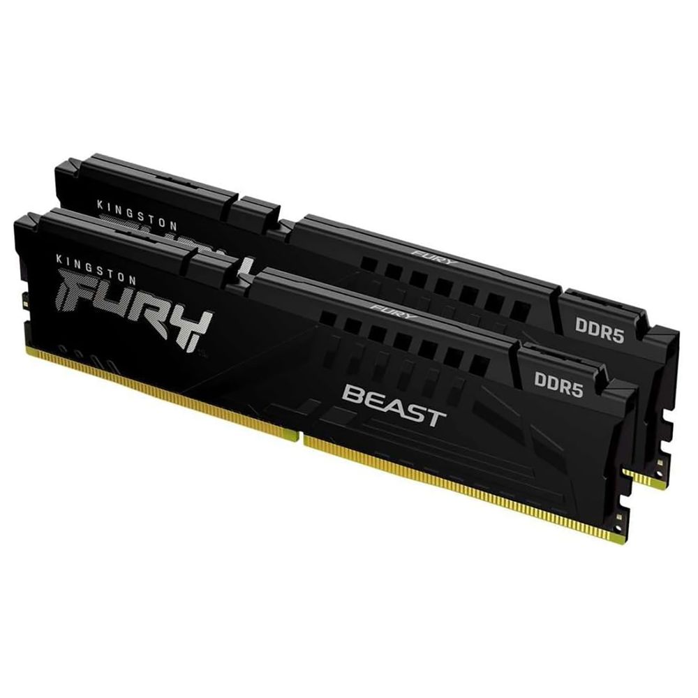 Модуль памяти Kingston 16GB DDR5 5600 DIMM FURY Beast Black EXPO kit 2*8gb, 288pin, Non-ECC