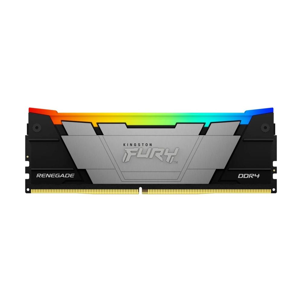 Модуль памяти Kingston 32GB DDR4 3200 FURY Renegade RGB Black XMP Non-ECC Unbuffered DIMM (Single Module) 2RX8 16-19-19 1.35V 288-pin 16Gbit