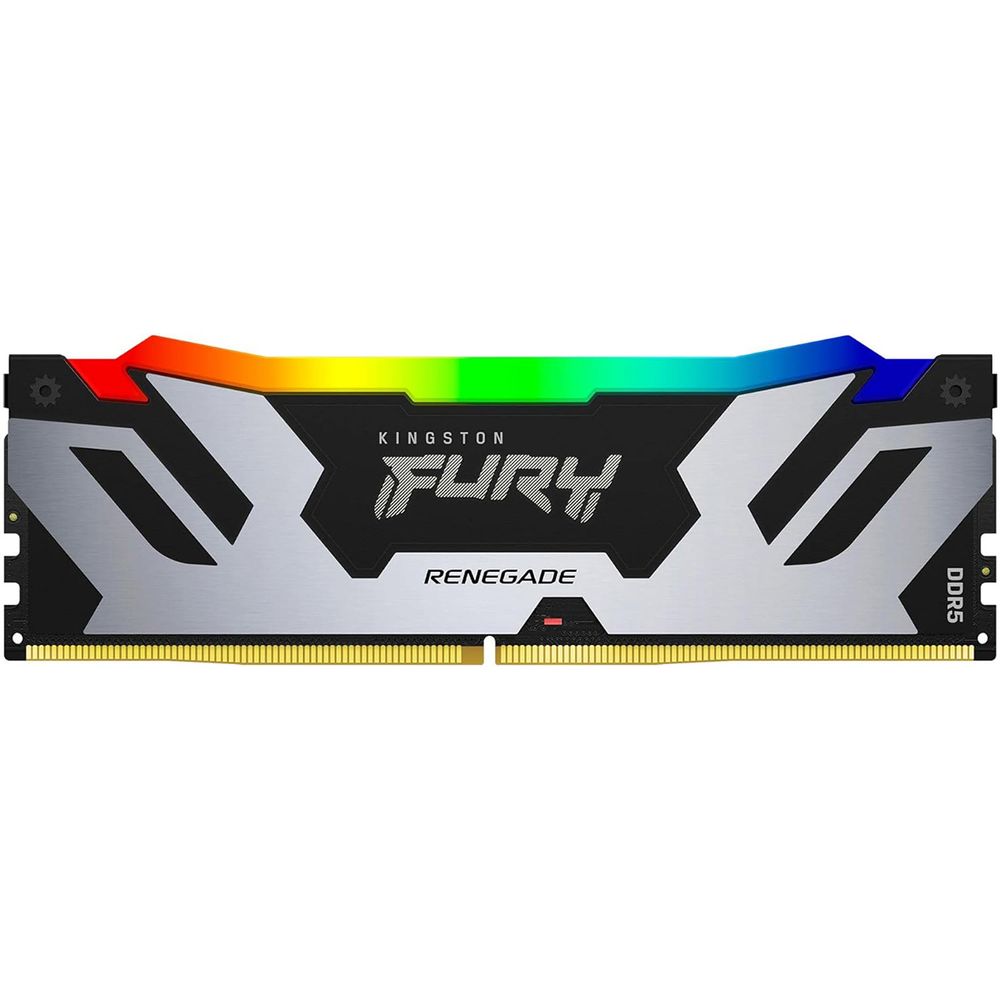 Модуль памяти Kingston 24GB DDR5 7200 FURY Renegade Silver/Black RGB XMP Non-ECC Unbuffered DIMM (Single Module) 1RX8 38-44-44 1.45V 288-pin 24Gbit