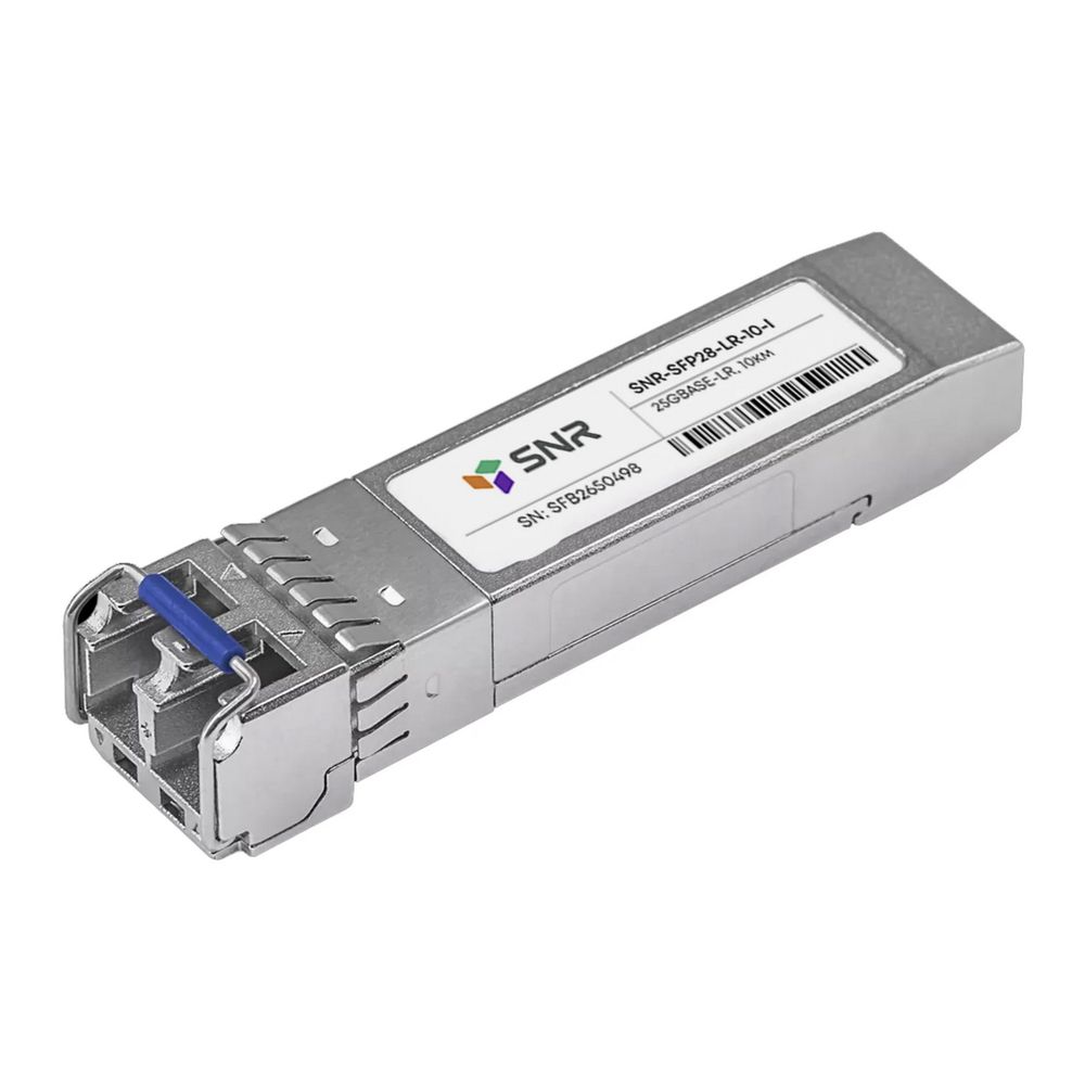 Трансивер SNR Модуль SFP28, 25GBASE-LR, разъем LC, дальность до 10км, SNR-SFP28-LR-10