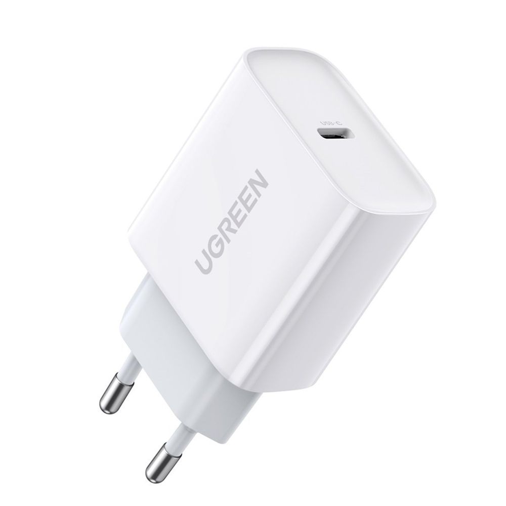 Зарядное устройство UGREEN CD137 (60450) Fast Charging Power Adapter With PD 20W EU. Цвет: белый