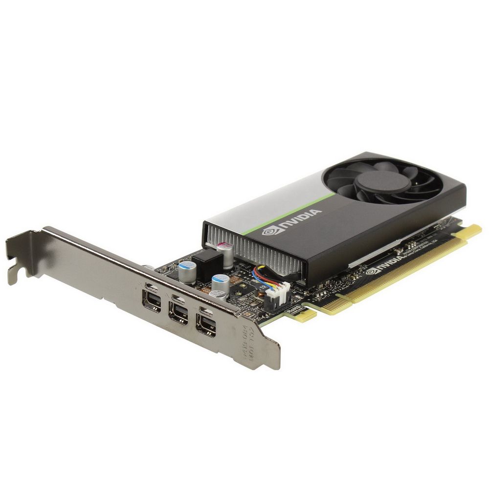 Графический процессор NVIDIA Quadro T400 Graphics Cards with accessories (cable+bracket), 4GB, (ATX nstalled LP incl)