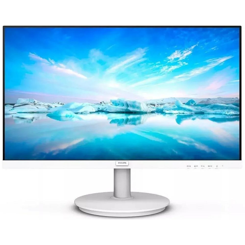 Монитор 27" PHILIPS 271V8AW (00/01) White (IPS, 1920x1080, D-Sub+HDMI, 4 ms, 178°/178°, 250 cd/m, 1000:1, 75Hz, MM)