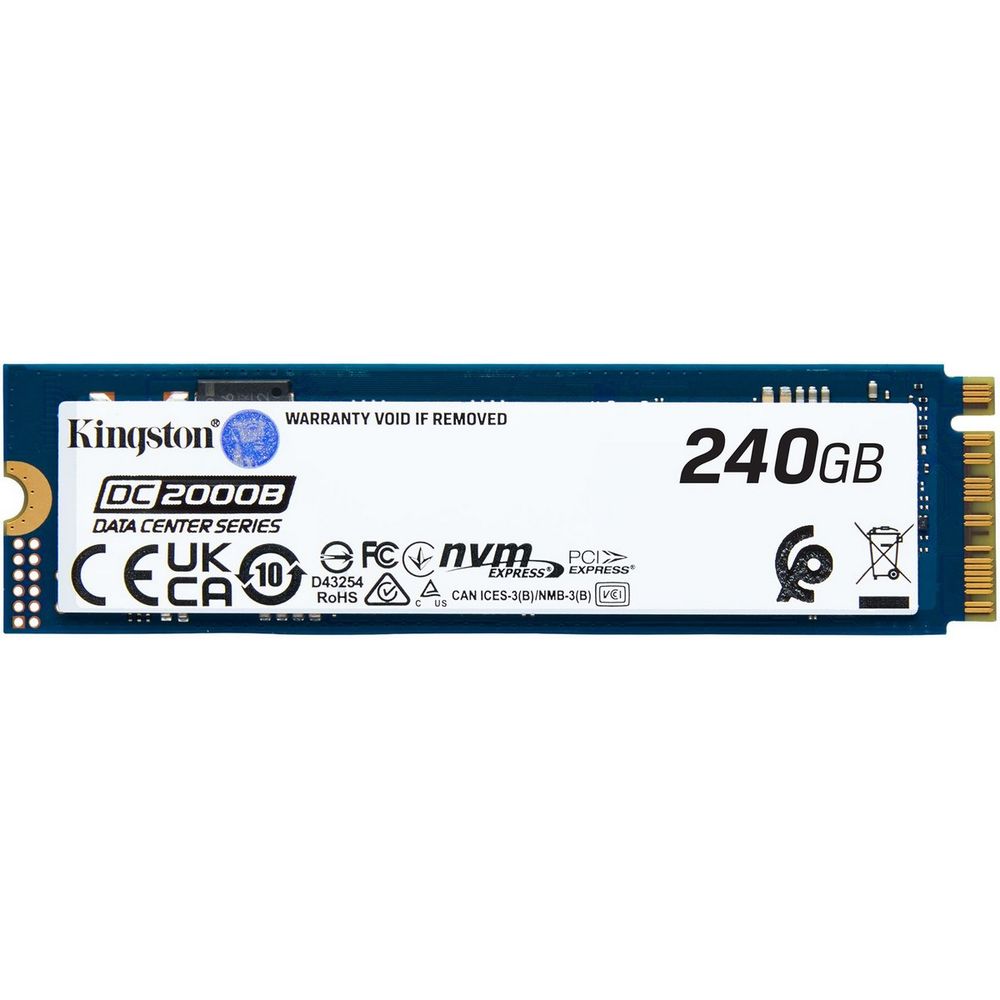 Твердотельный накопитель SSD Kingston SEDC2000BM8/240G M.2 2280 240GB DC2000B Enterprise SSD PCIe Gen4x4