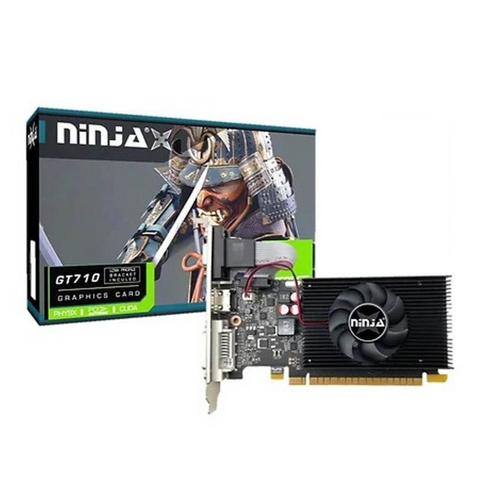 Видеокарта Ninja (Sinotex) GT710 4GB DDR3 64bit VGA DVI HDMI 1FAN LP RTL
