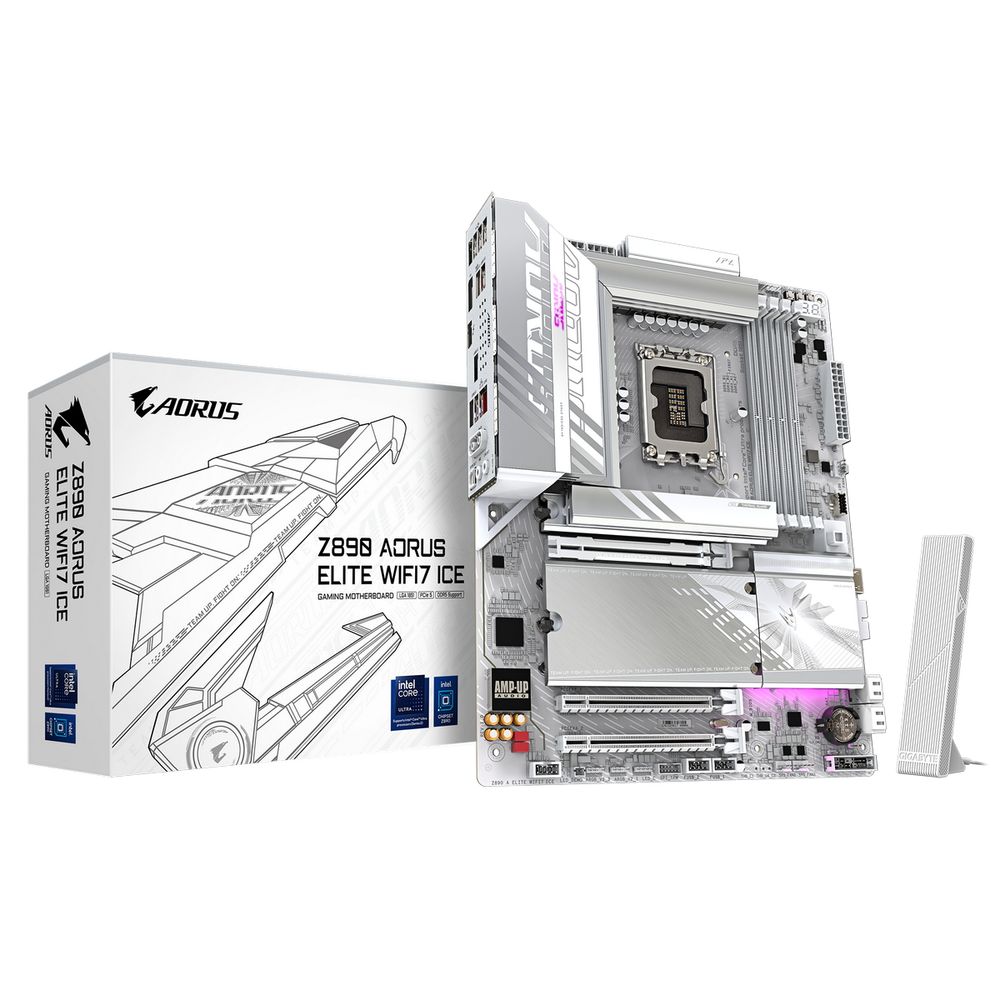 Материнская плата Gigabyte Z890 AORUS ELITE WF7 ICE, RTL