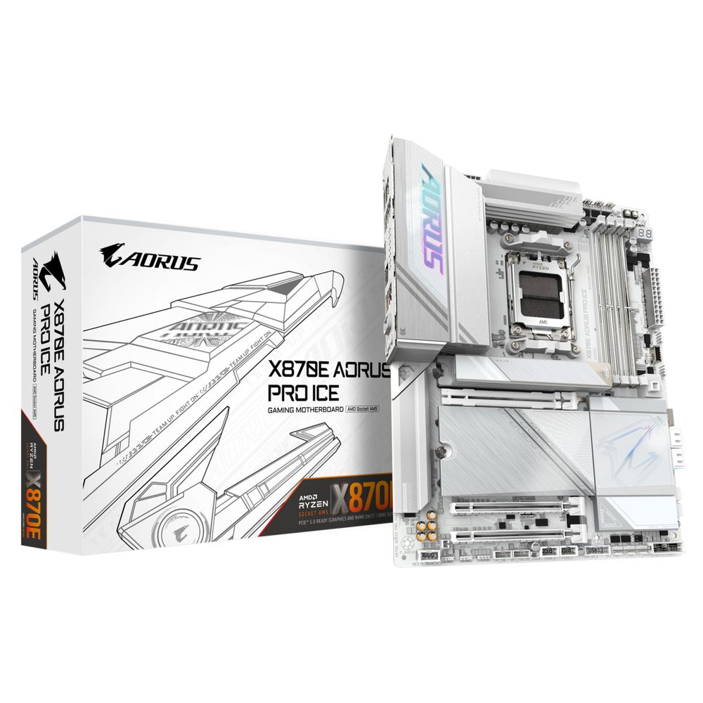 Материнская плата Gigabyte X870E AORUS PRO ICE, RTL