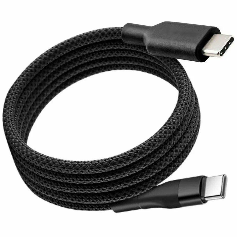 Кабель для зарядки SmartiNext Type-C - Type-C магнитный, черный SN-CM-TCTC , Длина: 1 м., Поддержка быстрой зарядки 66 Вт: Да, PD3.0: Да, QC 3.0: Да, Нейлоновая оплетка: Да, 5-ти контактный кабель: Да, Скорость передачи данных: до 480 Мбит/c