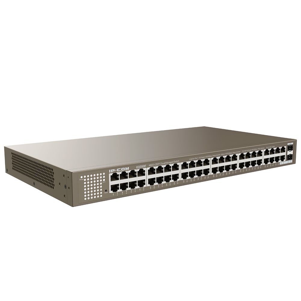 Коммутатор IP-COM G3350F Коммутатор управляемый, настенный 1000 Мбит/сек, 48 port, SFPx2