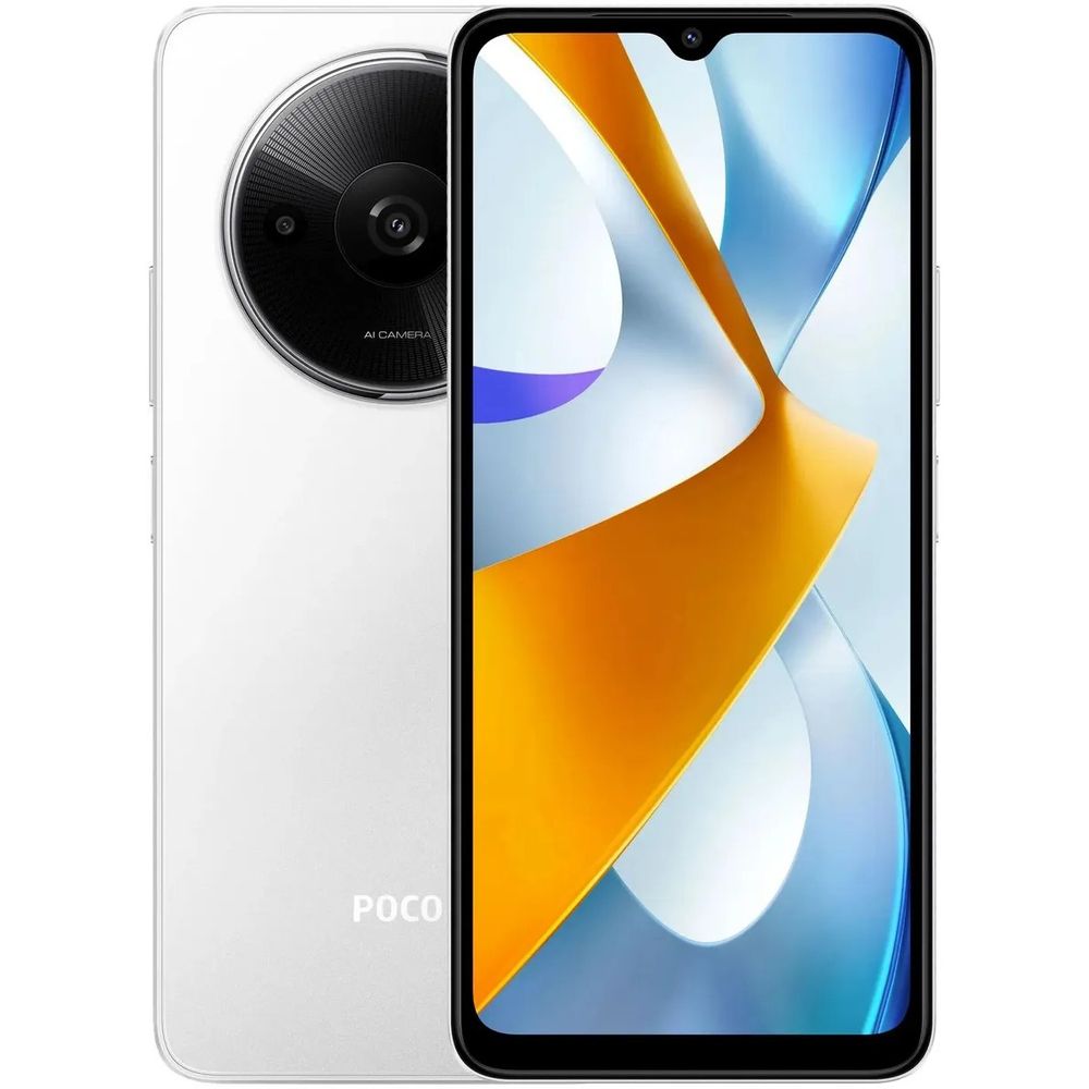 Смартфон POCO Смартфон POCO C61 4+128Gb белый (MZB0IL0RU)