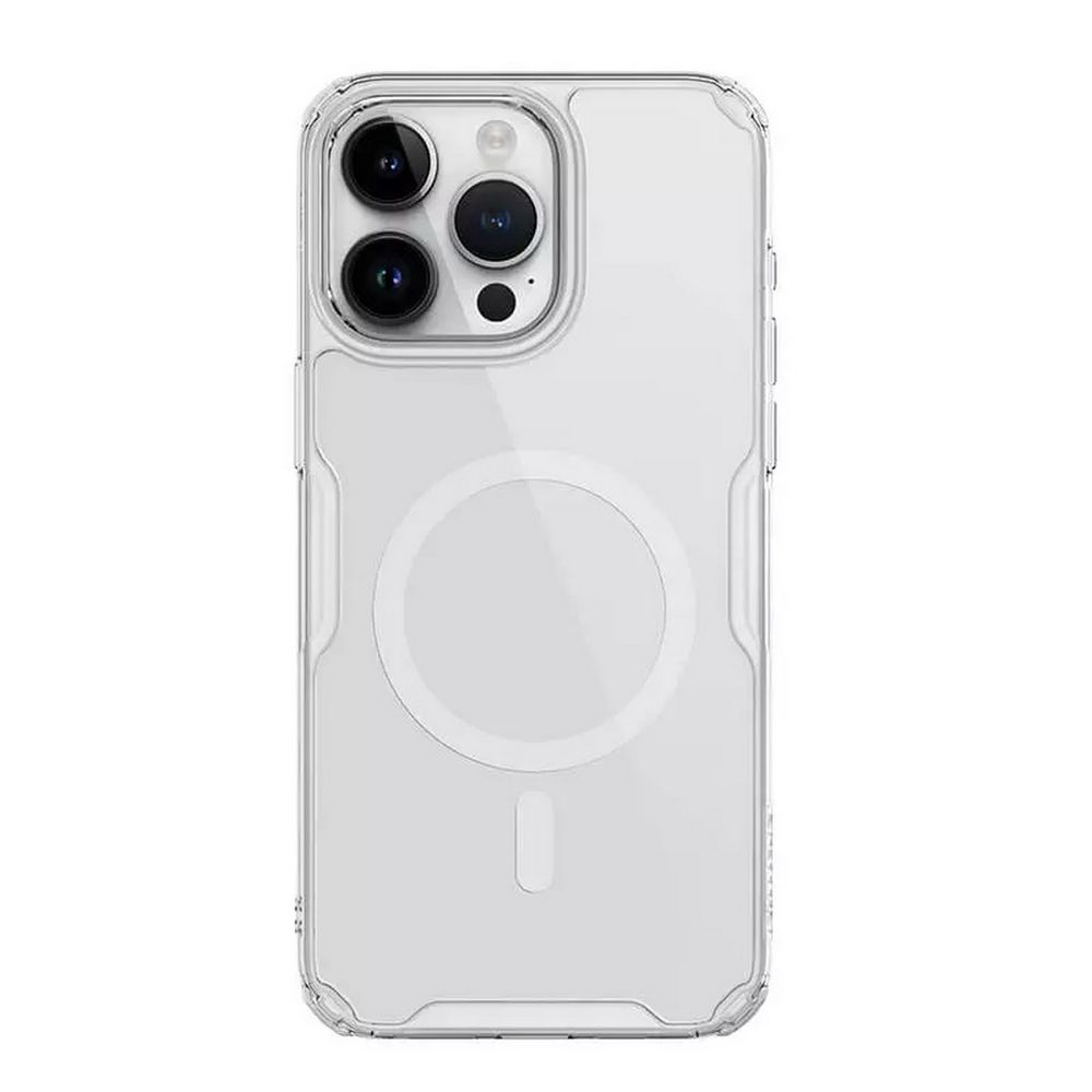 Чехол Nature TPU Pro Magnetic Case, White, (iPhone15 Pro)
