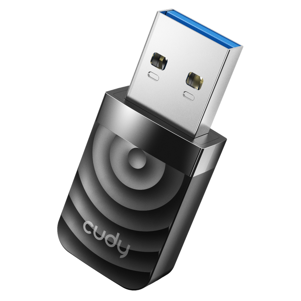 Адаптер беспроводной связи (Wi-Fi) CUDY AC1300 Wi-Fi USB 3.0 Adapter 1300Mbps High Gain Wi-Fi USB 3.0 Adapter, 802.11ac/a/b/g/n, 867Mbps at 5GHz + 400Mbps at 2.4GHz, USB 3.0