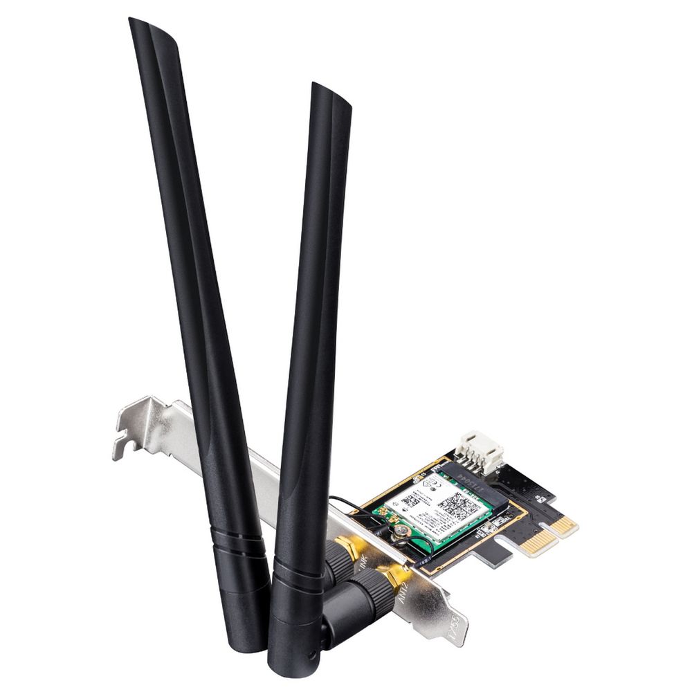Адаптер беспроводной связи (Wi-Fi) CUDY AX3000 Wi-Fi 6 PCI Express Adapter 3000Mbps Wi-Fi 6 / Bluetooth 5.0 PCI Express Adapter, Intel AX200 module, 2T2R, 2402Mbps at 5GHz + 574Mbps at 2.4GHz, 802.11ax/ac/a/b/g/n, 2 detachable antennas, Ver 1.0