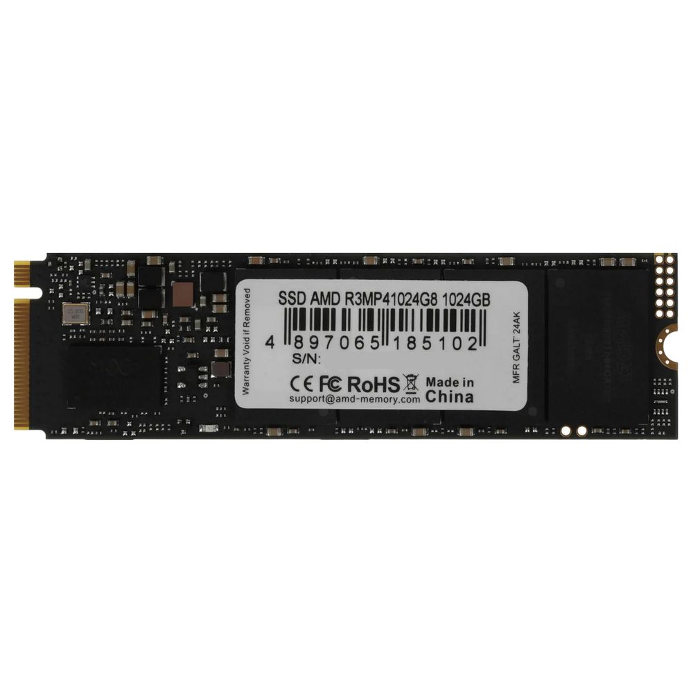 Твердотельный накопитель SSD AMD Radeon R3 Series M2.2280 1024GB