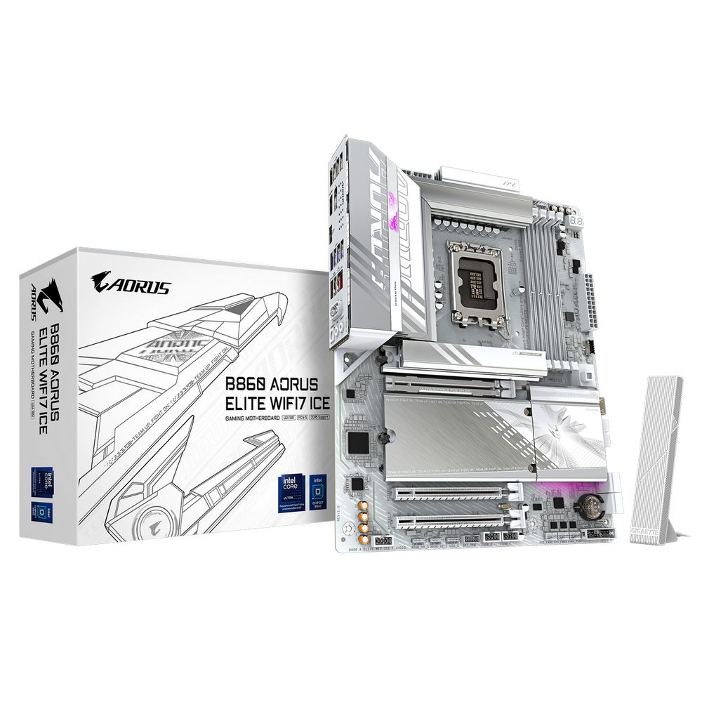 Материнская плата Gigabyte B860 AORUS ELITE WIFI7 ICE,