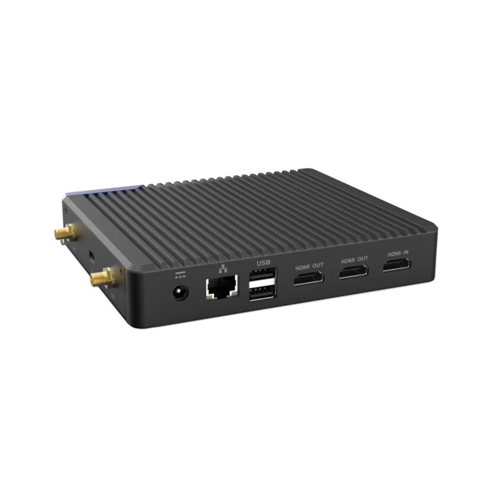 Медиа Плеер WIPC H076 RK3576/4G DDR4/64G, Mali-G52 MC3 GPU, 1 x AW-XB547NF WiFi-6/BT 5.2, 1 x M.2 3042/3052 for 4G/ 5G Module, fanless