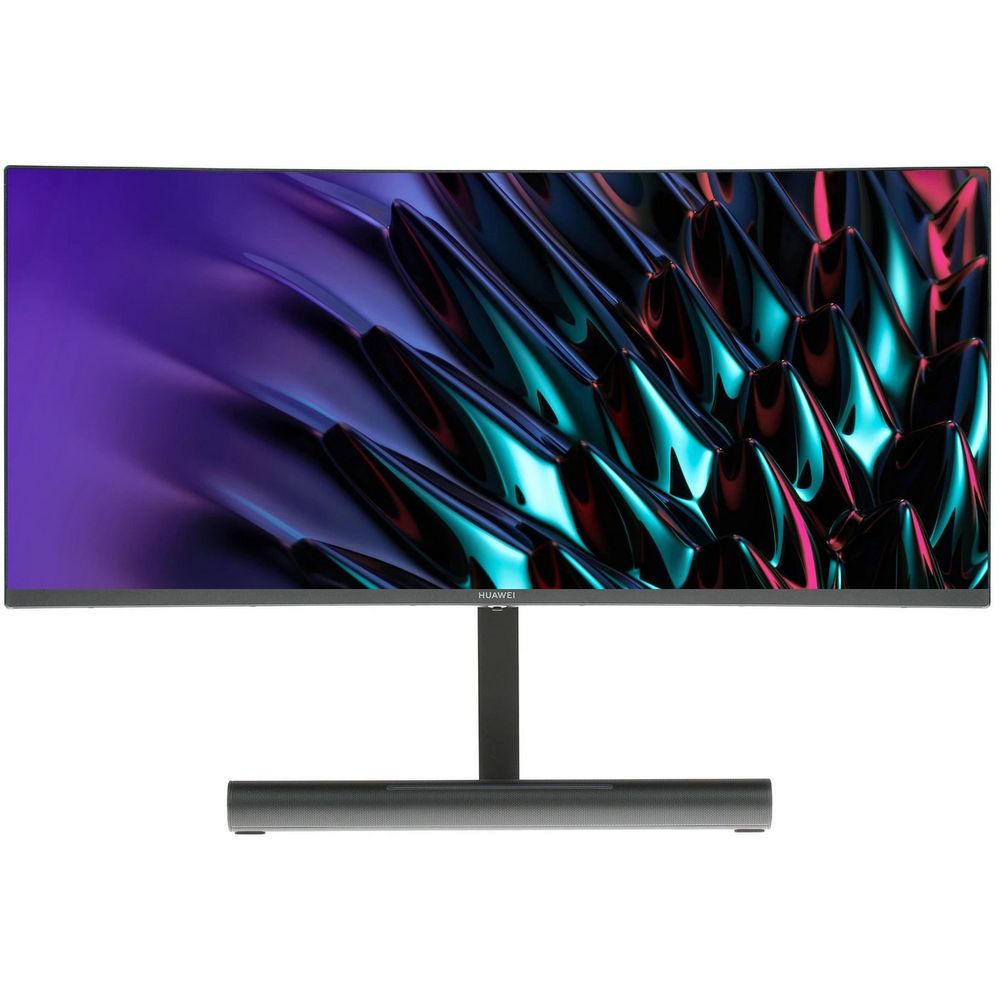 Монитор 34"  Huawei MateView ZQE-CAA Black (VA 3440x1440 Curved 190Hz 1ms 21:9 4000:1 350cd 2xHDMI2.0 DisplayPort1.4 2xUSB3.0 USB-C(10W) AudioOut Soundbar 2x5W)