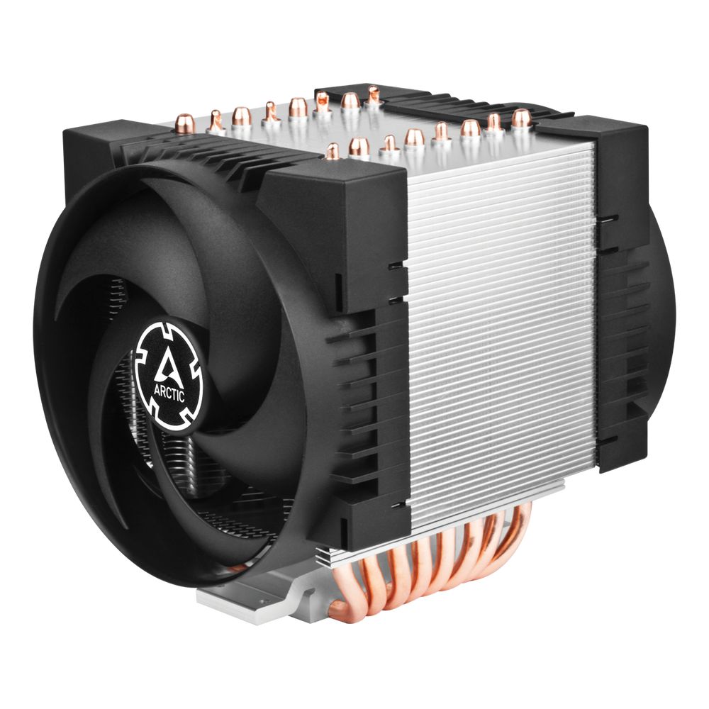 Вентилятор для процессора Arctic Cooling ARCTIC Freezer 4U-M Rev. 2  Retail (Intel: LGA4189, LGA4677 AMD: SP6, sTR5, SP3, TR4 Ampere: Altra (LGA4926), Максимальное тепловыделение процессора (TDP):350 Вт , Количество тепловых трубок: 8 шт) (ACFRE00133B)