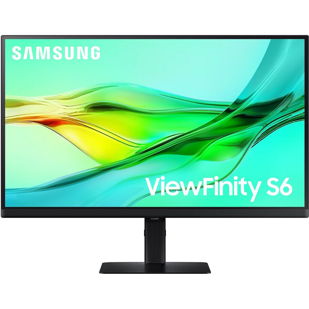 Монитор 27" SAMSUNG S27D604UAI ViewFinity S6 S60UD QHD  IPS, 2560x1440, 100Hz, 5ms, 350сd/m, 1000:1, HDR10 | HDMI(2.0), DP(1.4), Type-C(PD-90W), 3xUSB3.0, RJ45 | HAS, Pivot, Swivel, InPSU, Vesa 100, Black
