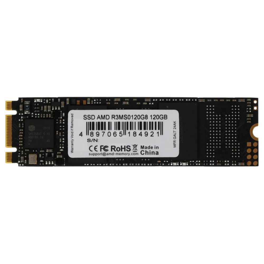 Твердотельный накопитель SSD AMD Radeon M2.2280 120GB R3 Series