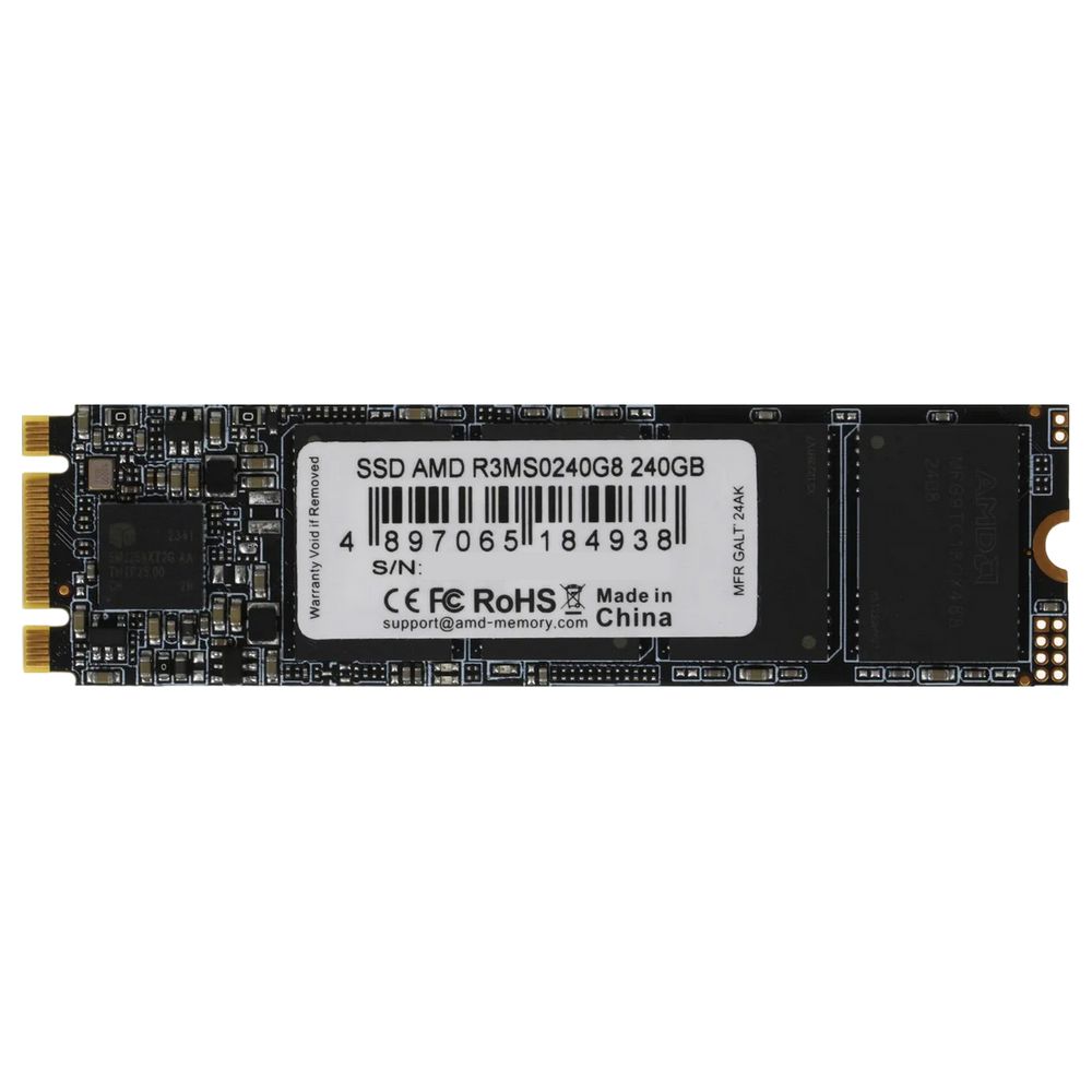 Твердотельный накопитель SSD AMD Radeon M2.2280 240GB R3 Series