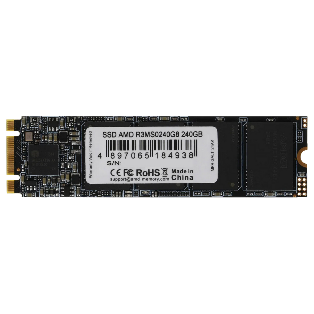 Твердотельный накопитель SSD AMD Radeon M2.2280 240GB R3 Series