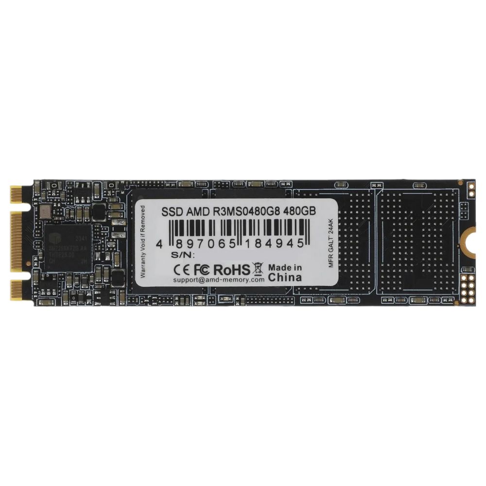 Твердотельный накопитель SSD AMD Radeon M2.2280 480GB R3 Series