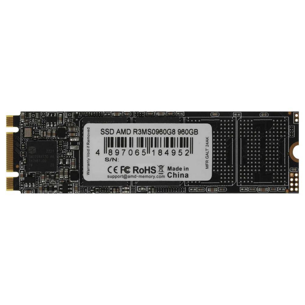 Твердотельный накопитель SSD AMD Radeon M2.2280 960GB R3 Series