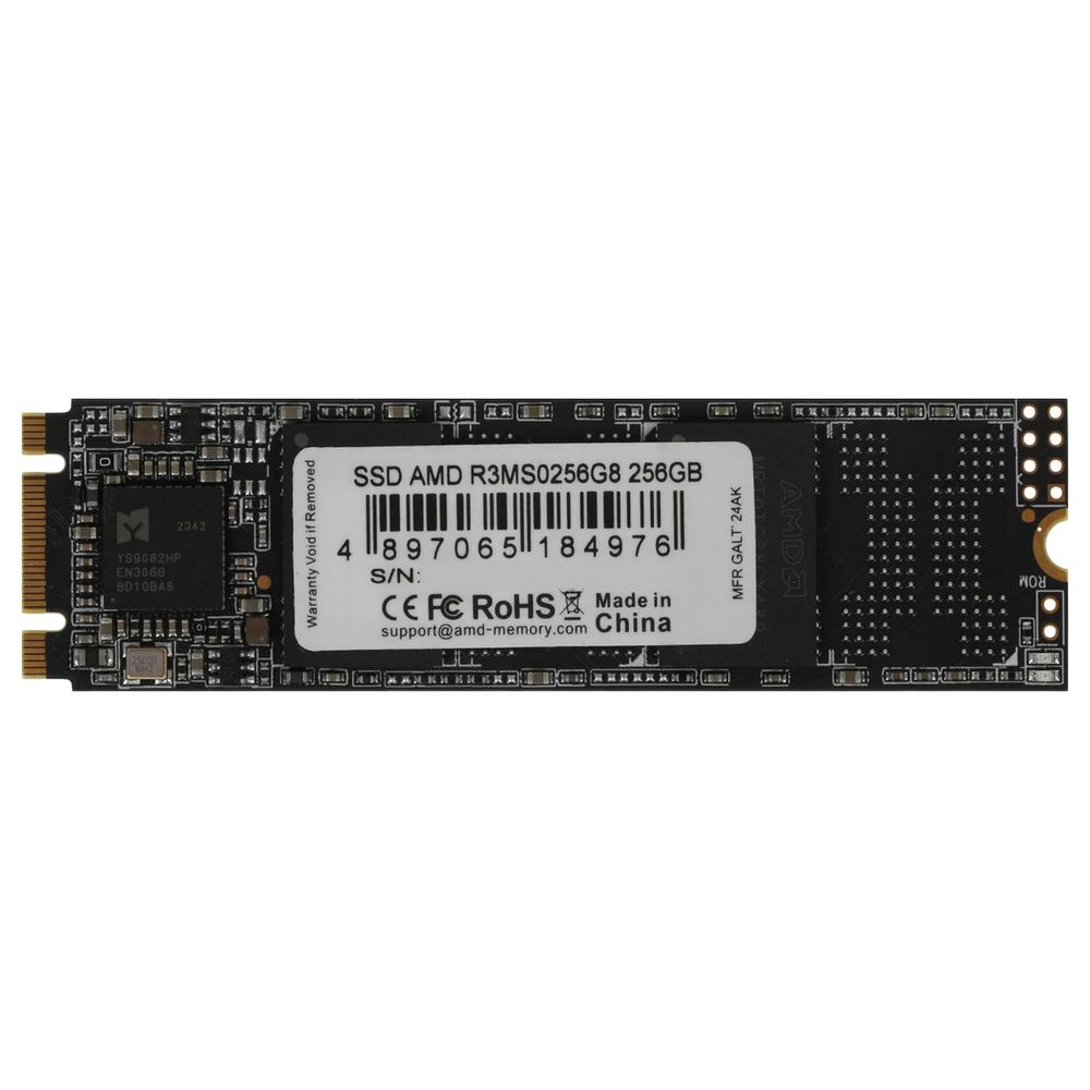 Твердотельный накопитель SSD AMD Radeon M2.2280 256GB R3 Series