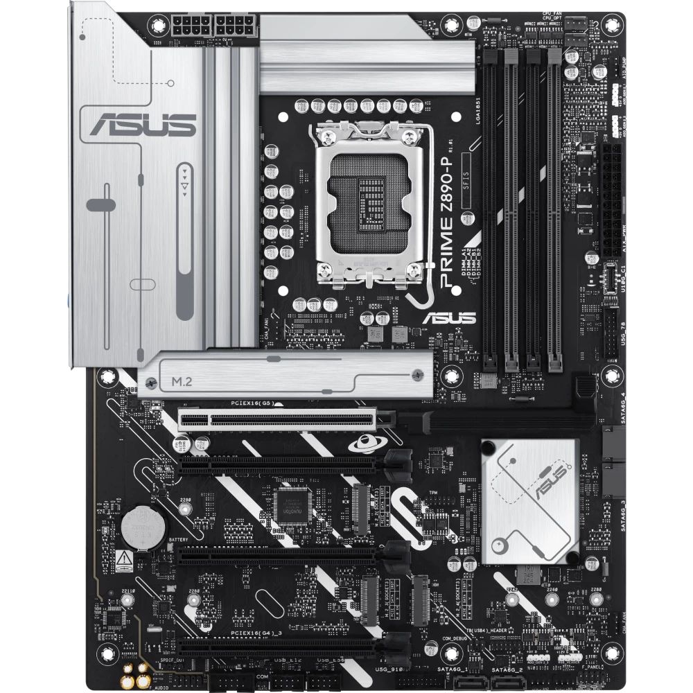 Материнская плата ASUS PRIME Z890-P LGA1851 ATX 4xDDR5 4xPCIEx16 4xM.2 USB-C DP HDMI 2.5GLAN