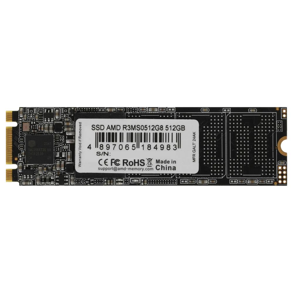 Твердотельный накопитель SSD AMD Radeon M2.2280 512GB R3 Series