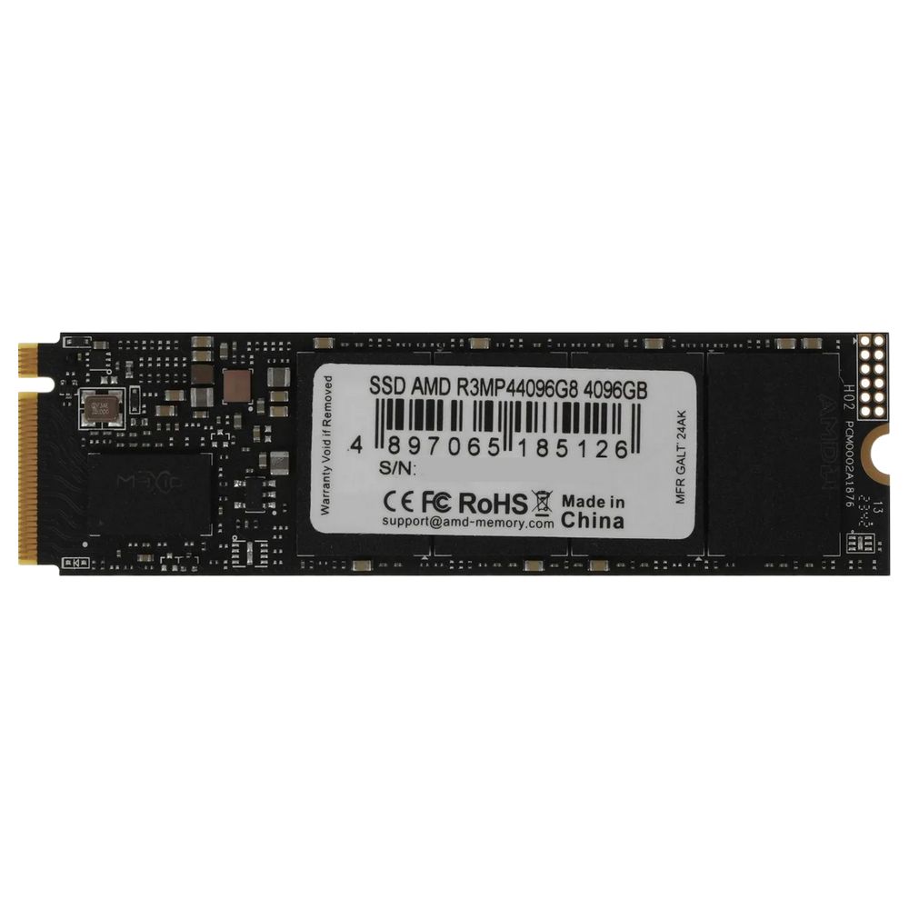 Твердотельный накопитель SSD AMD Radeon M2.2280 4TB R3 Series