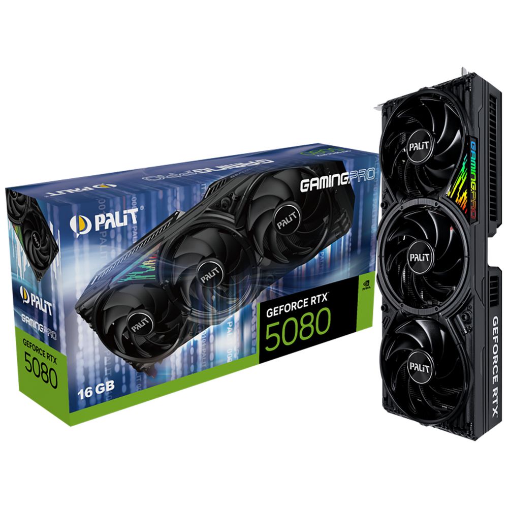 Видеокарта  RTX5080 GAMINGPRO 16GB GDDR7 256bit 3xDP HDMI 3FAN RTL