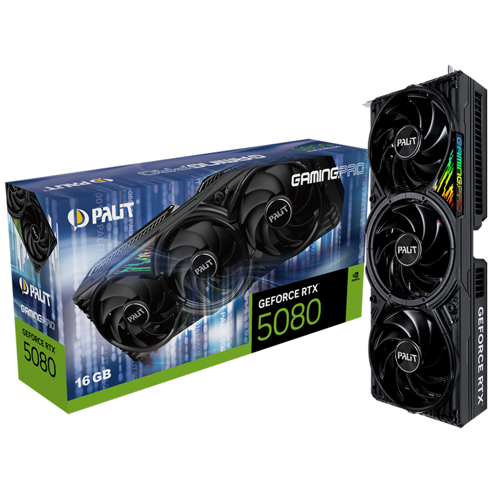 Видеокарта  RTX5080 GAMINGPRO 16GB GDDR7 256bit 3xDP HDMI 3FAN RTL